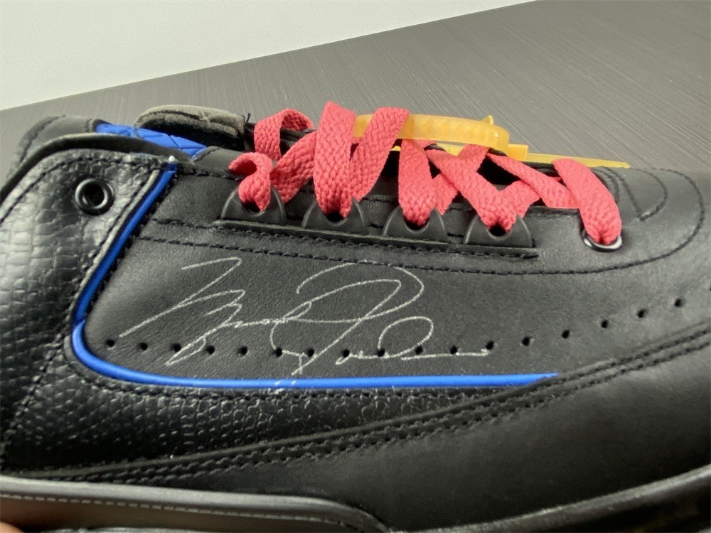 Off-White Air Jordan 2 Black Blue DJ4375-004