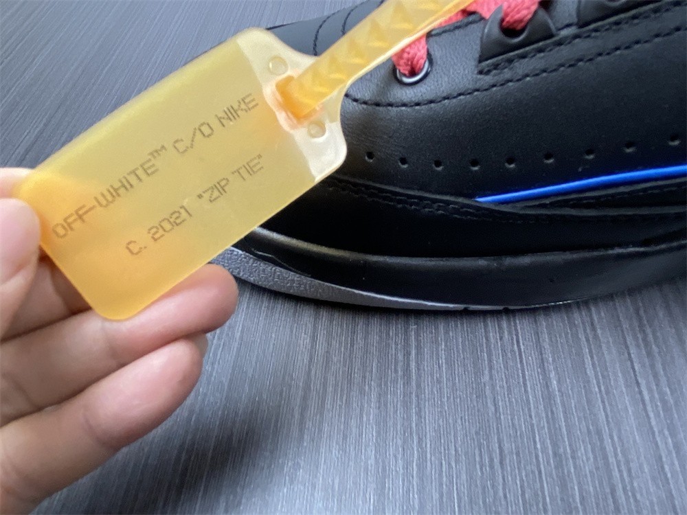 Off-White Air Jordan 2 Black Blue DJ4375-004