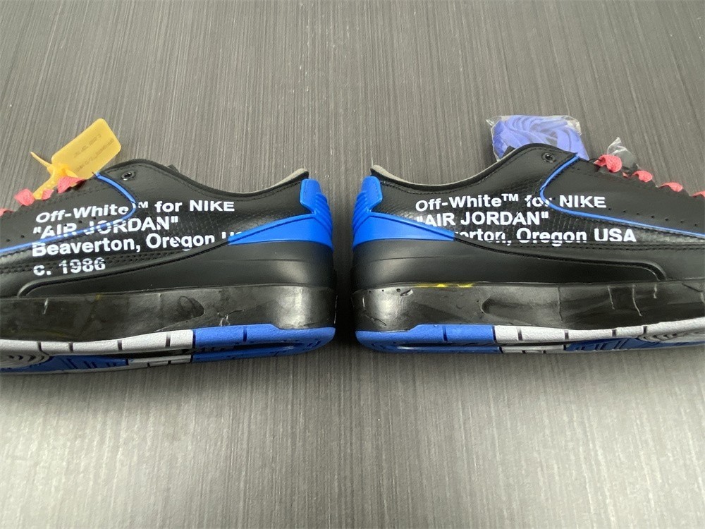 Off-White Air Jordan 2 Black Blue DJ4375-004