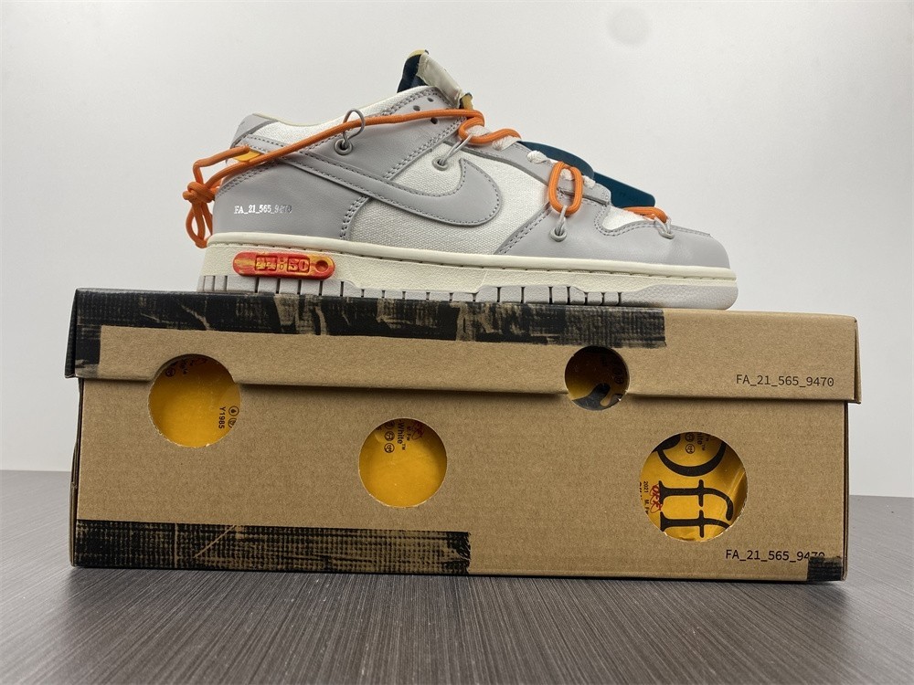 Off-White x Nike Dunk Low "The 50" No.44 DM1602-104