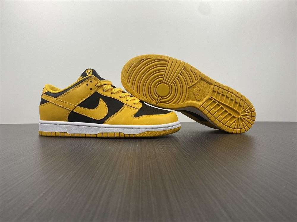 Nike Dunk Low Iowa Black Goldenrod White DD1391-004