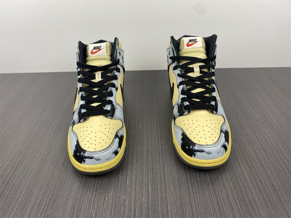 Nike Dunk High "Black Acid Wash" DD9404-700