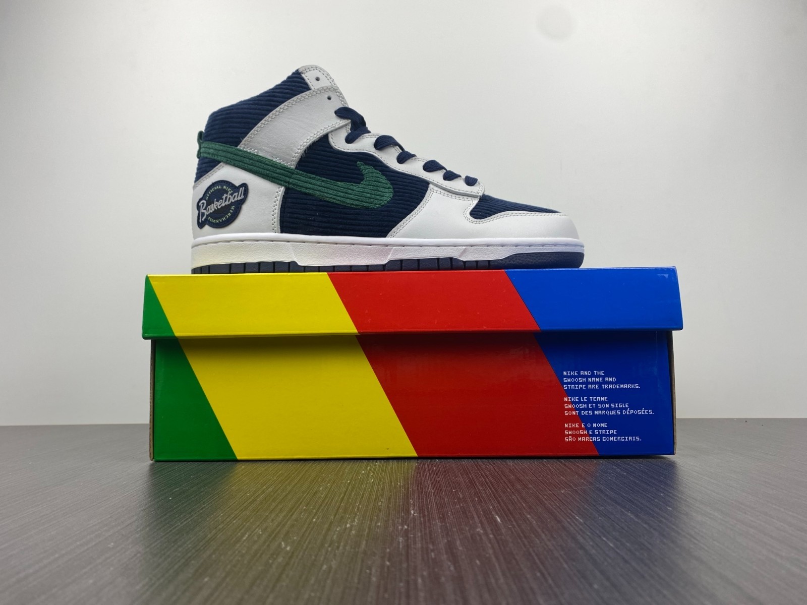 Nike Dunk High Sports Specialties White Navy DH0953-400