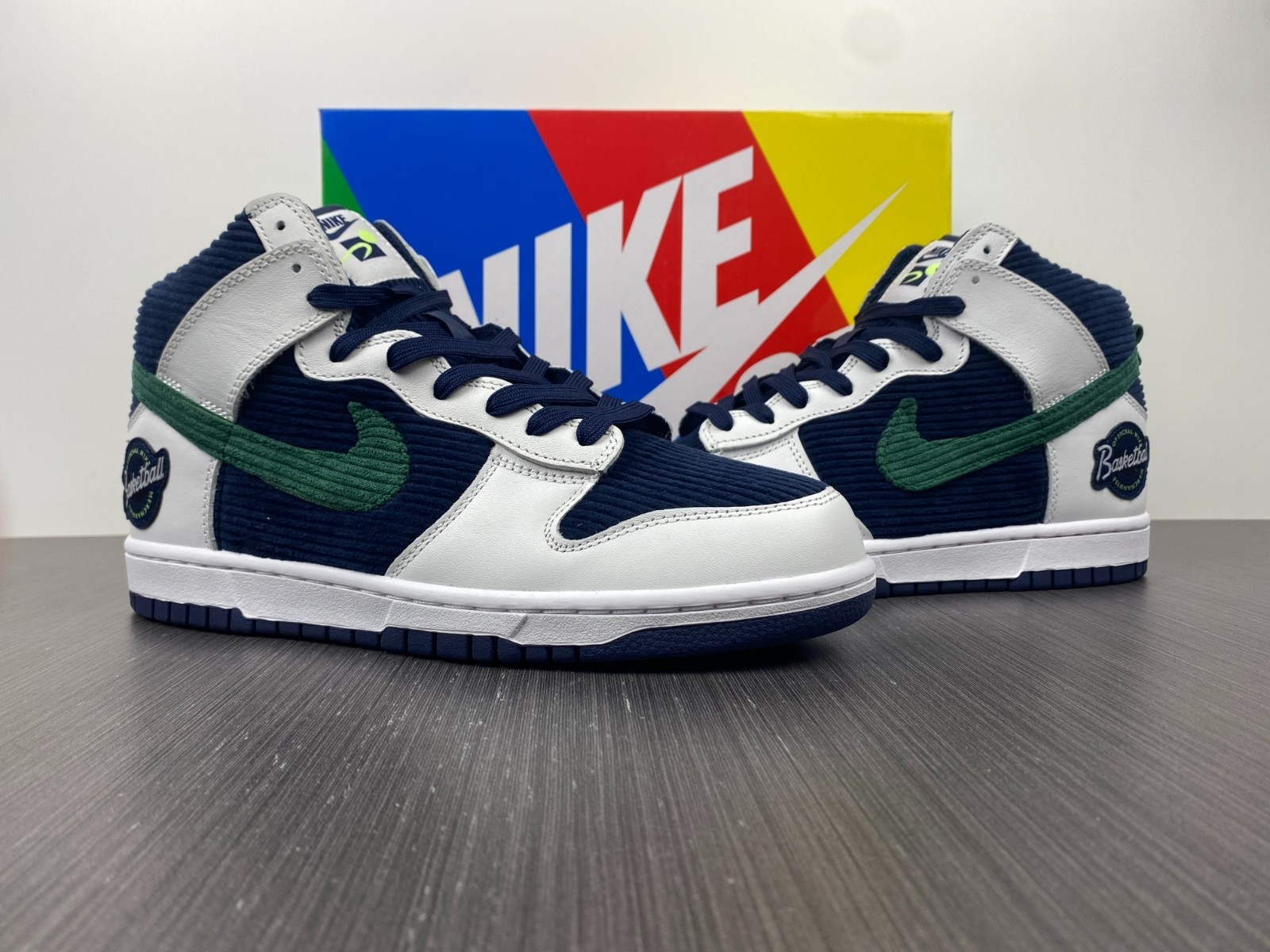 Nike Dunk High Sports Specialties White Navy DH0953-400