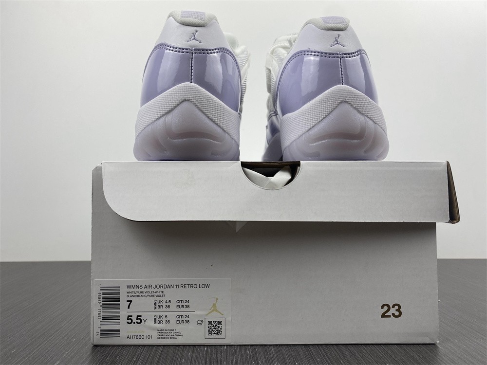 Air Jordan 11 Low WMNS PURE VIOLET AH7860-101