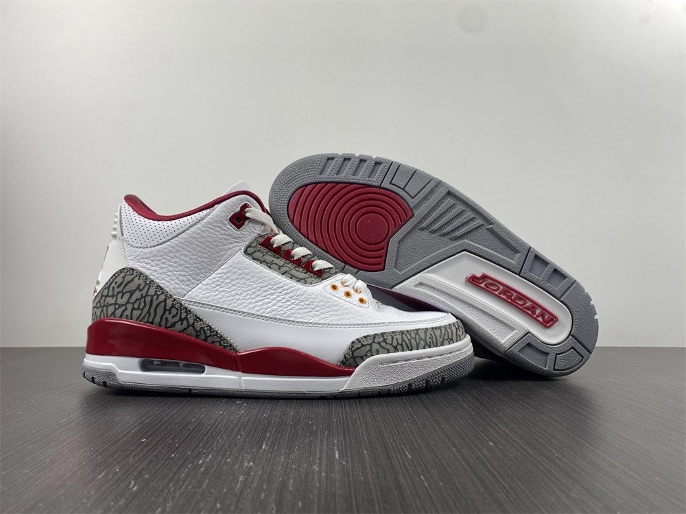 Air Jordan 3 Retro Cardinal Red - CT8532-126