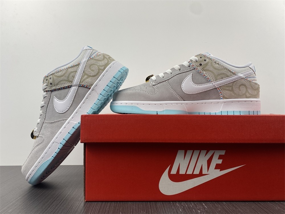 Nike Dunk Low Barbershop Grey - DH7614-500