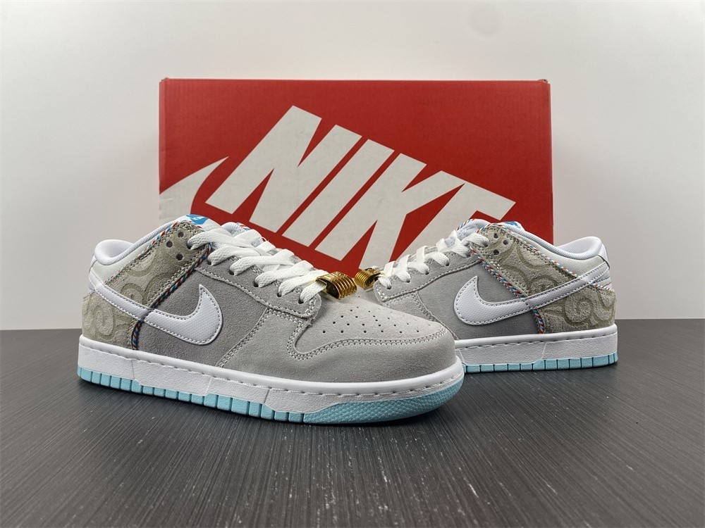 Nike Dunk Low Barbershop Grey - DH7614-500