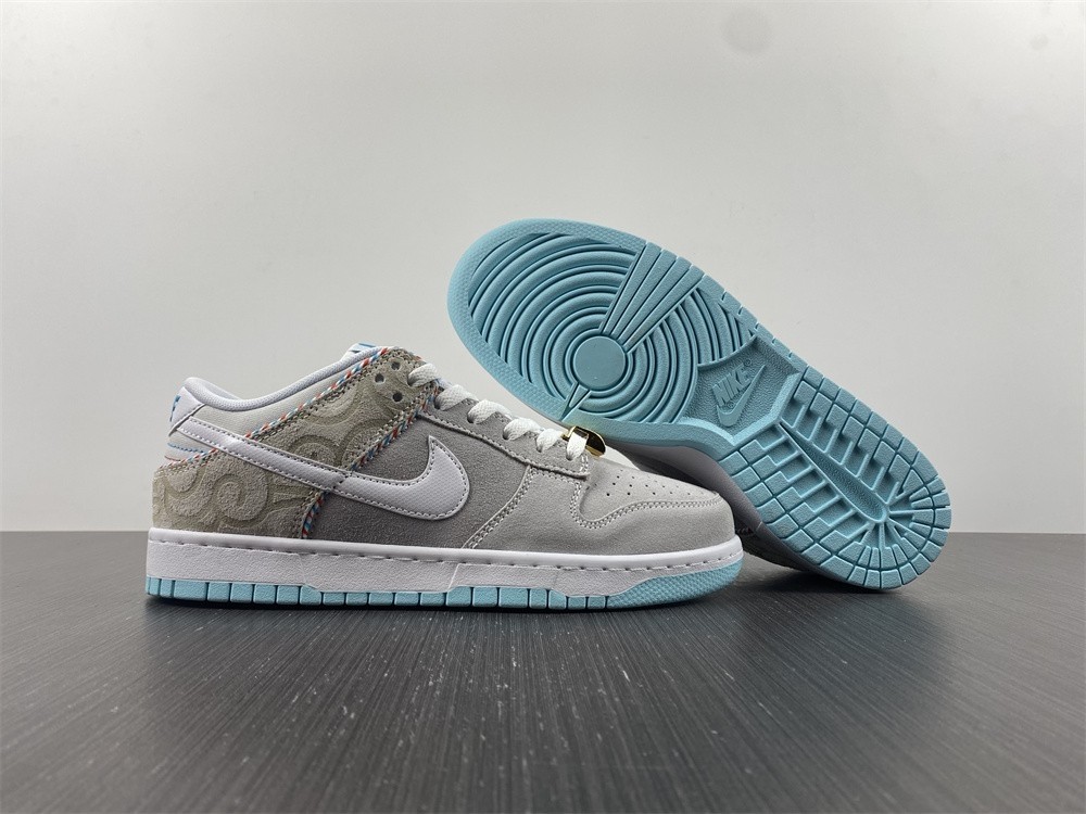 Nike Dunk Low Barbershop Grey - DH7614-500