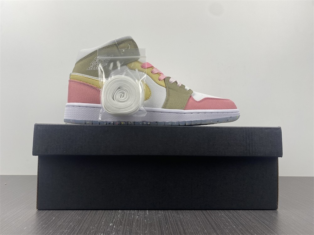 Air Jordan 1 Mid SE GS Pastel Grind DJ0338-100