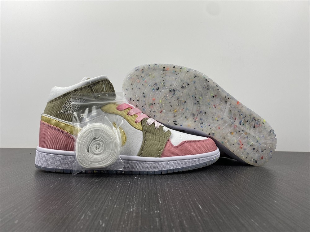 Air Jordan 1 Mid SE GS Pastel Grind DJ0338-100