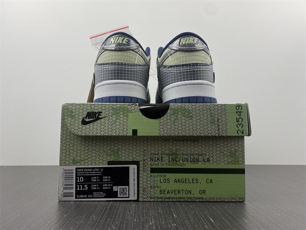 Nike Dunk Low Union Midnight Navy - DJ9649-401