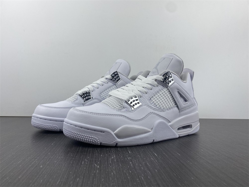 Air Jordan 4 Retro “Pure Money” White  308497-100