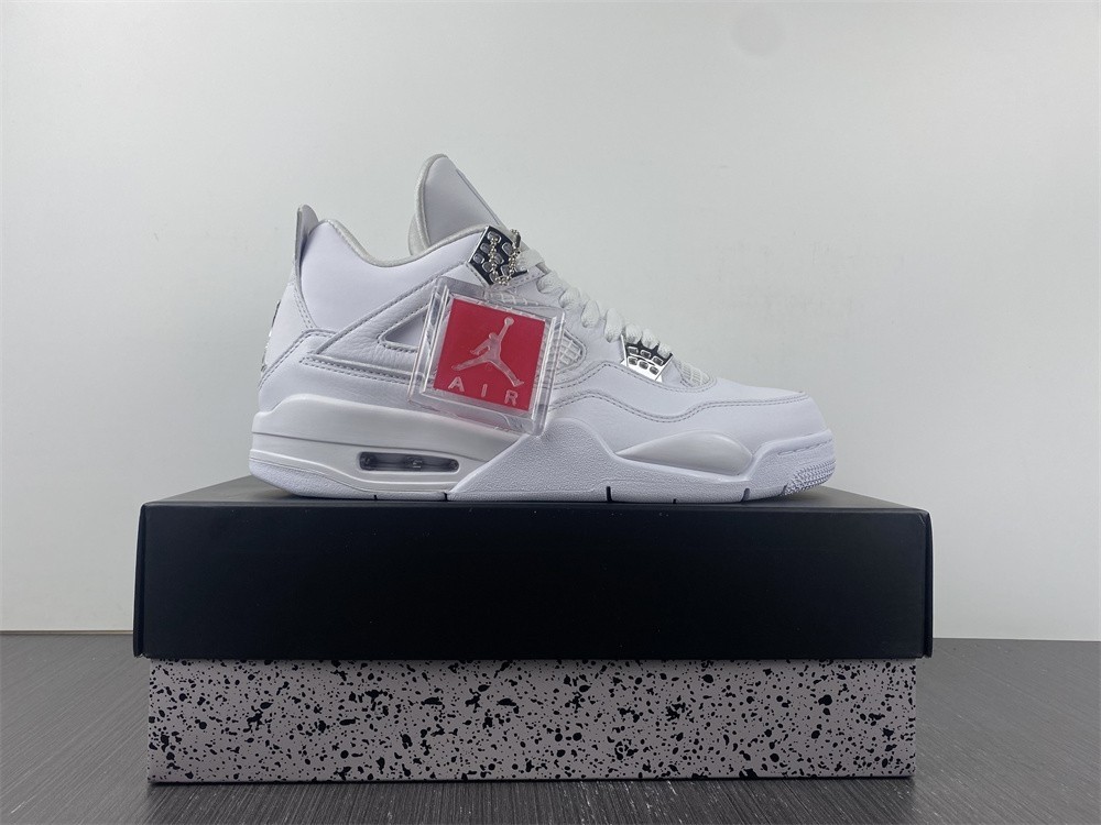 Air Jordan 4 Retro “Pure Money” White  308497-100