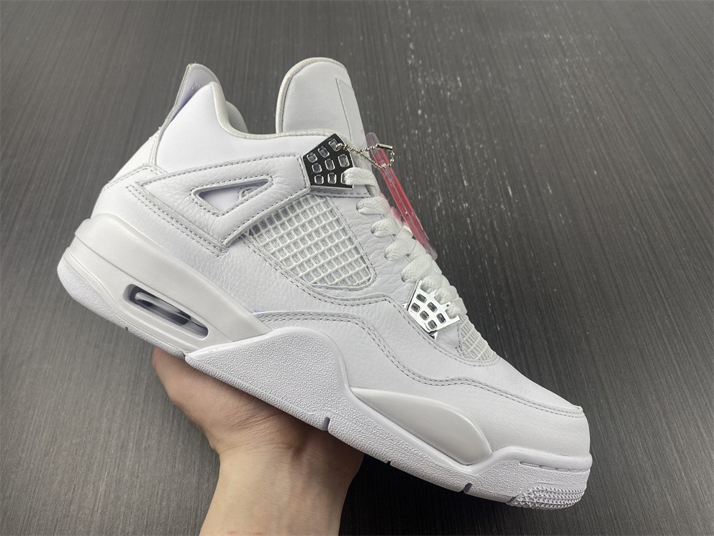 Air Jordan 4 Retro “Pure Money” White  308497-100