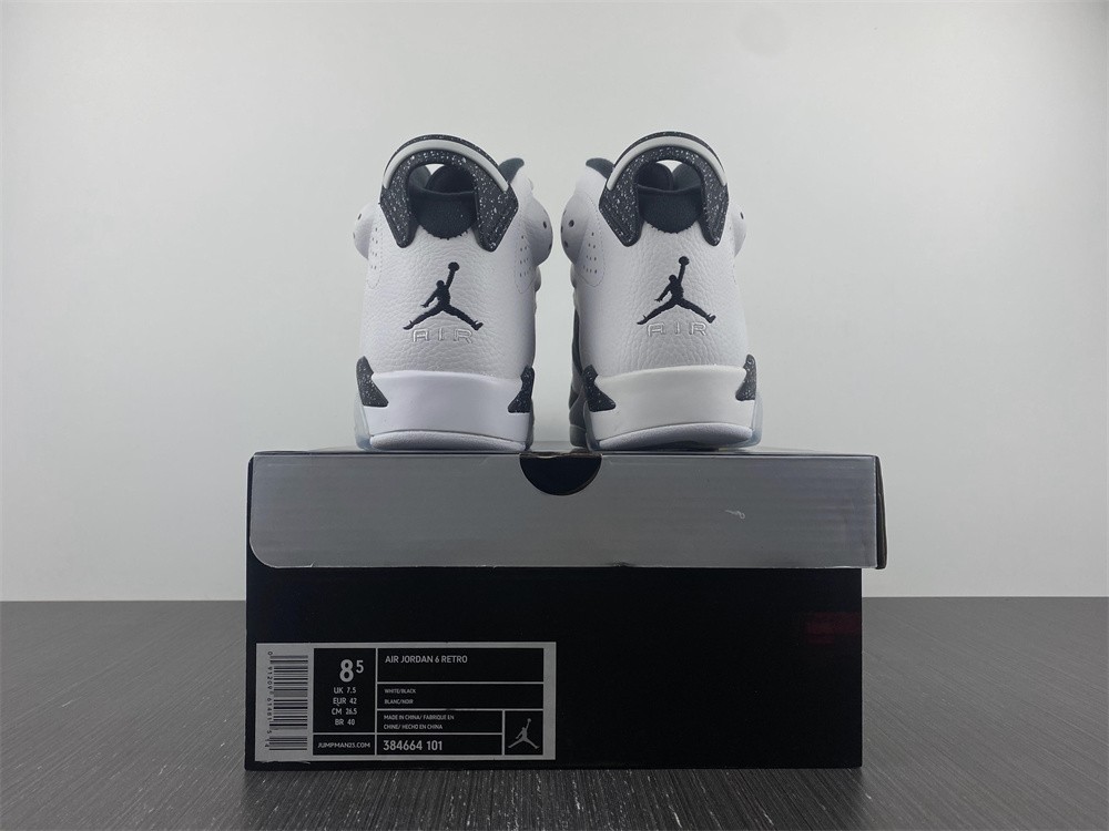 Air Jordan 6 Retro Oreo - 384664-101