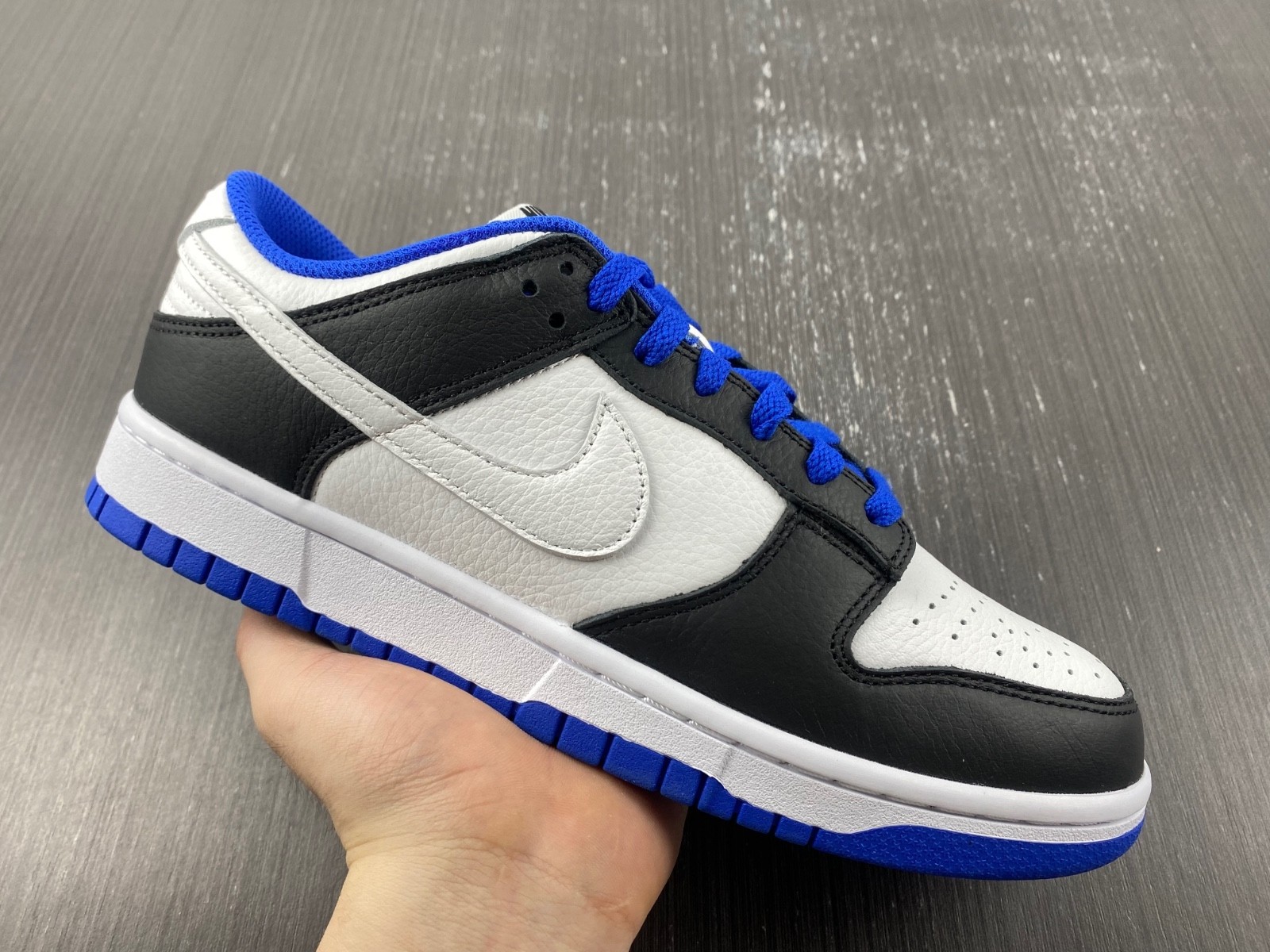 Nike Dunk Low White Black Royal - FD9064-110