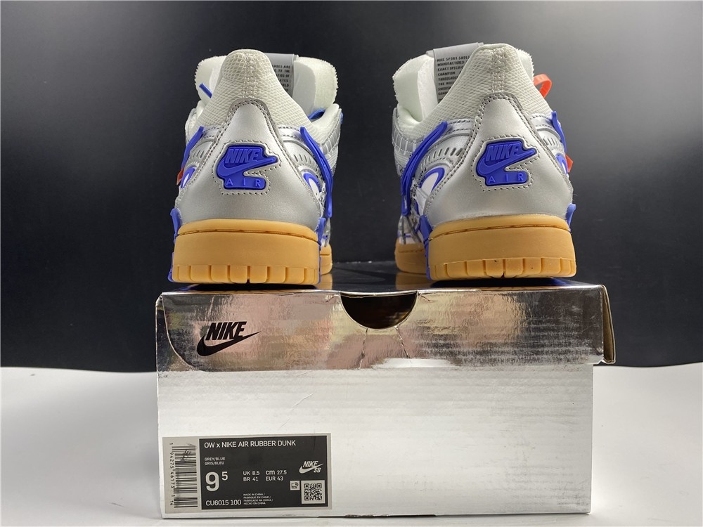 OFF-WHITE x Nike Air Rubber Dunk “University Blue” CU6015-100