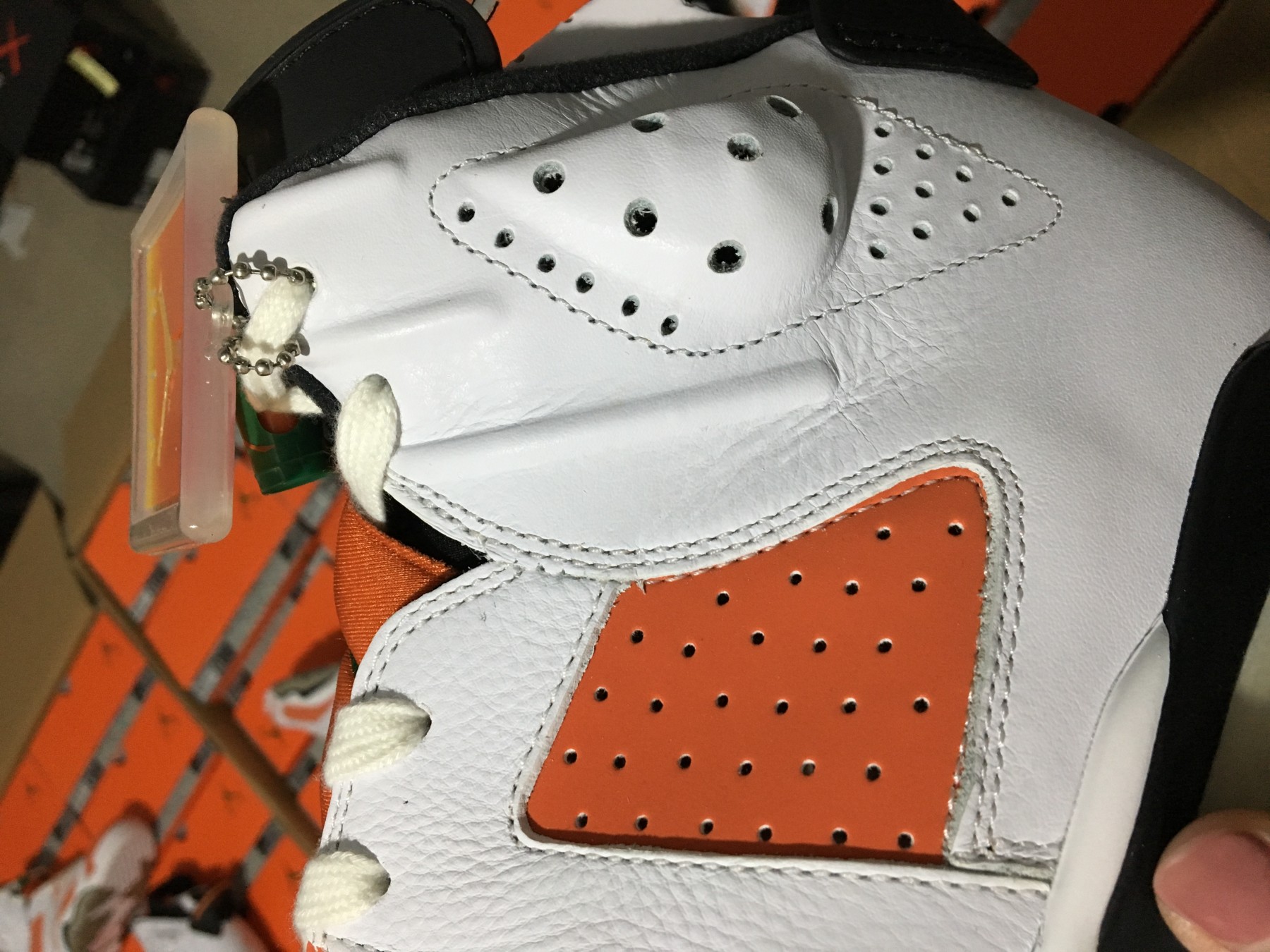 AIR JORDAN 6 RETRO NRG G8RD "GATORADE" orange mens 384664-145