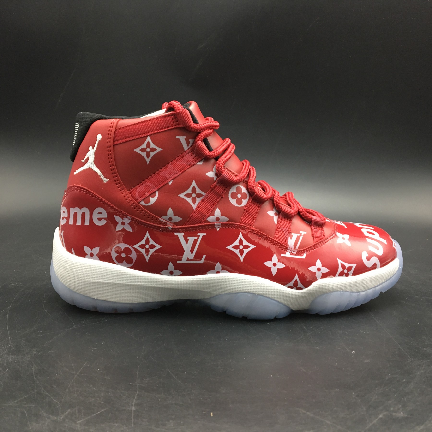 Air Jordans 11 Retro L x S Custom Red White 378037-624