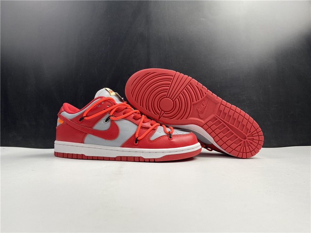 Nike Dunk Low Off-White University Red  CT0856-600