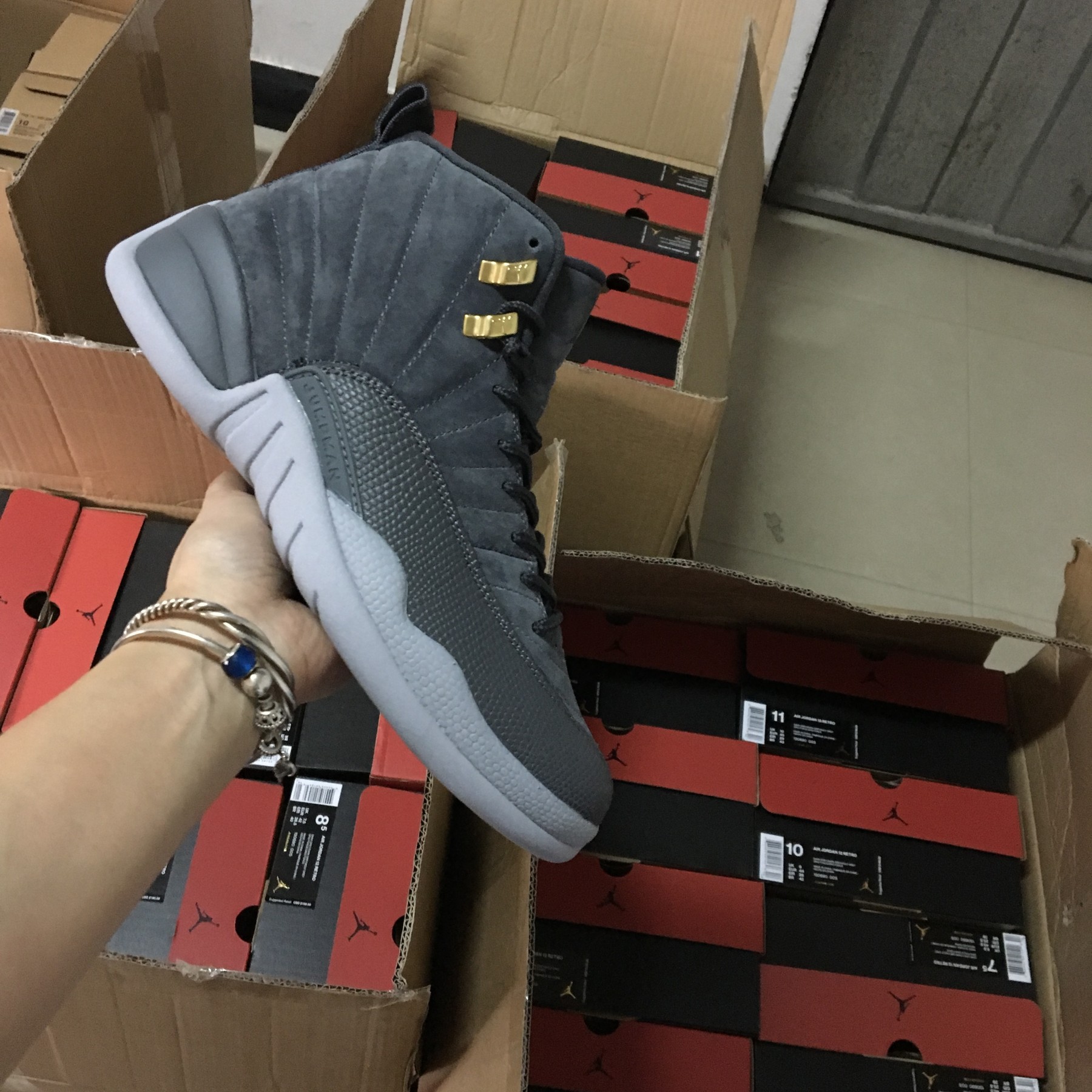 AIR JORDAN 12 RETRO "DARK GREY" 130690-005