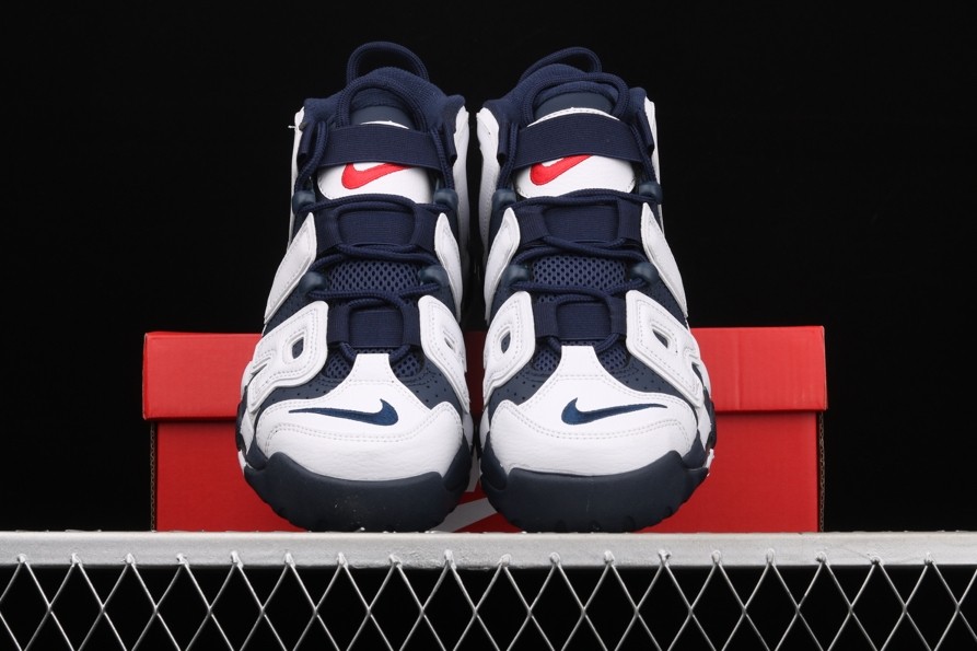 Nike Air More Uptempo “Olympic” White/Midnight Navy  414962-104