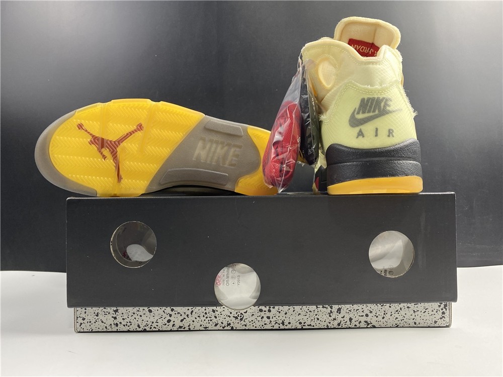 OFF-WHITE x Air Jordan 5 “Sail” DH8565-100