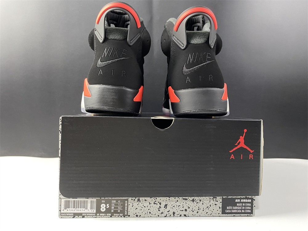 Air Jordan 6 Retro Black Infrared 384664-060