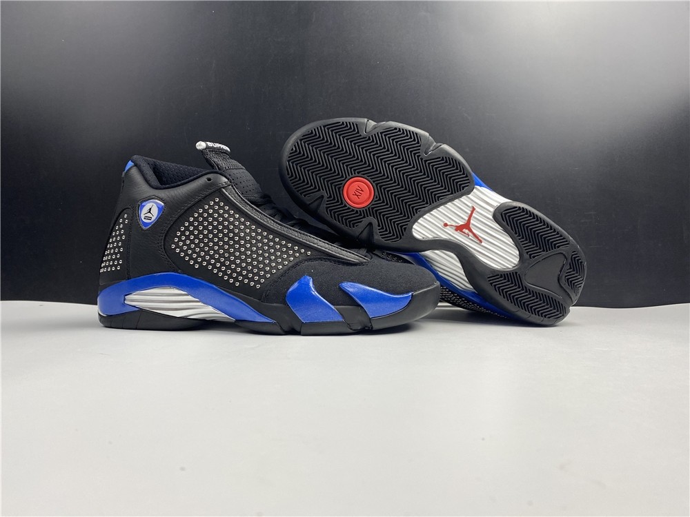 S*p*e Air Jordan 14 Black Varsity Royal BV7630-004