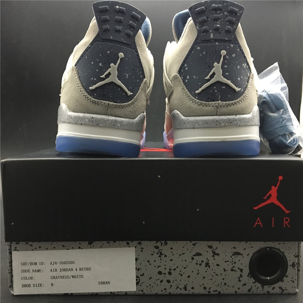 AIR JORDAN 4 RETRO PE GRAYNESS / WHITE AJ4-1043505