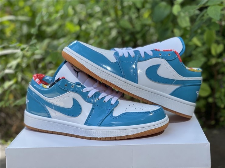 Air Jordan 1 Low Barcelona Print DC6991-400