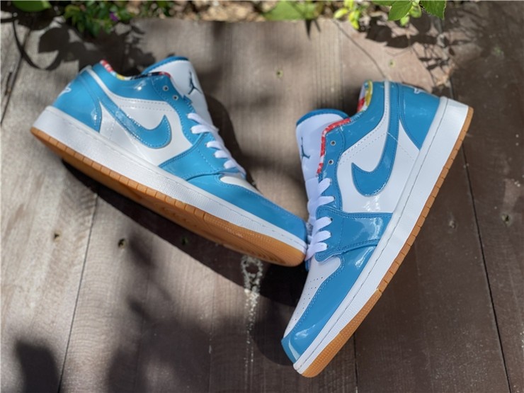Air Jordan 1 Low Barcelona Print DC6991-400