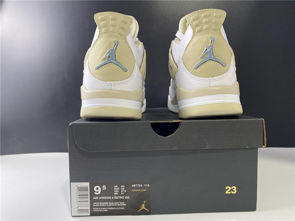 Air Jordan 4 GS Linen AJ4  487724-118