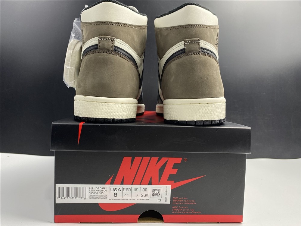 Air Jordan 1 High OG “Dark Mocha" 555088-105