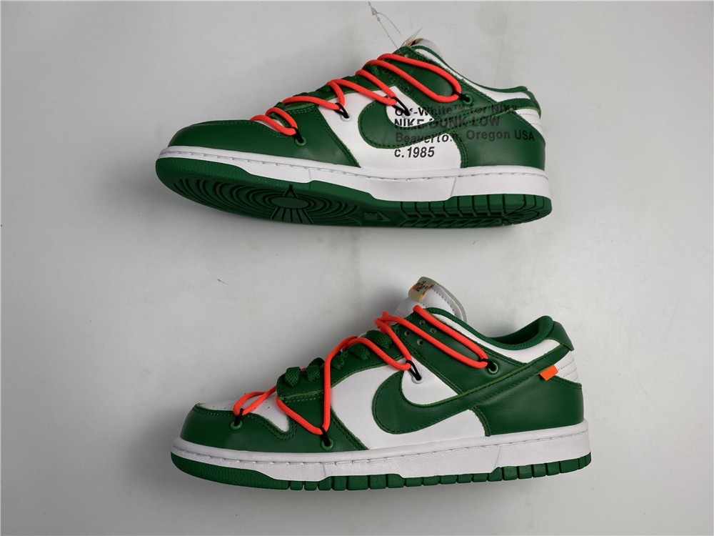 OFF-WHITE x Nike Dunk Low  green white CT0856-700