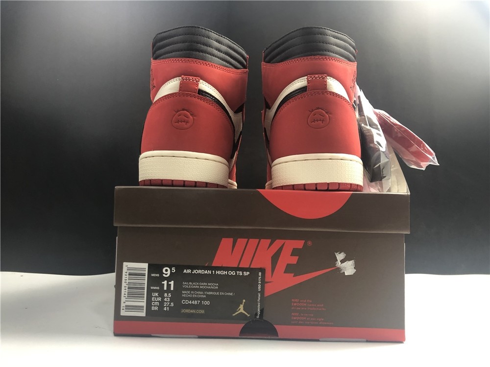 Air Jordan 1 High OG TS SP CD4487-100 RED