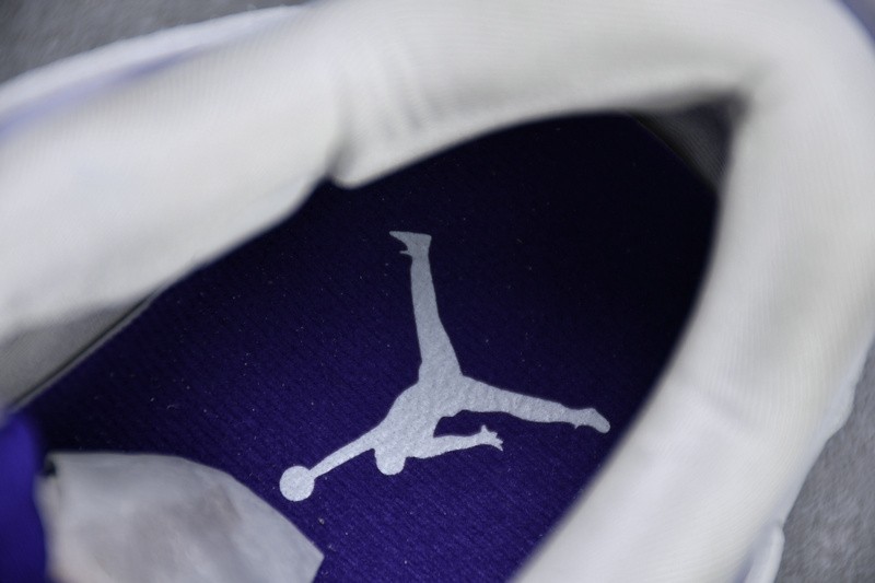 Air Jordan 4 Retro “Pure Money” white purple CT8527-115