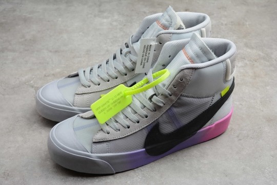 Nike Blazer Mid Off-White Wolf Grey Serena "Queen"  AA3832-002