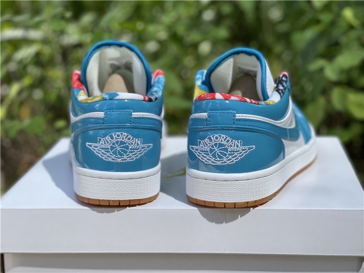 Air Jordan 1 Low Barcelona Print DC6991-400