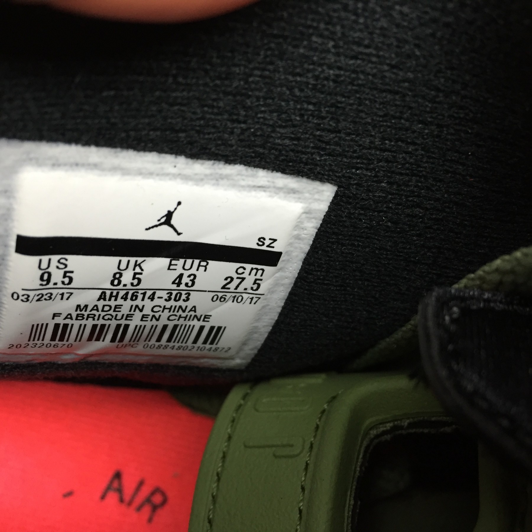 Air Jordan 6 Pinnacle Saturday Night mens AH4614-303