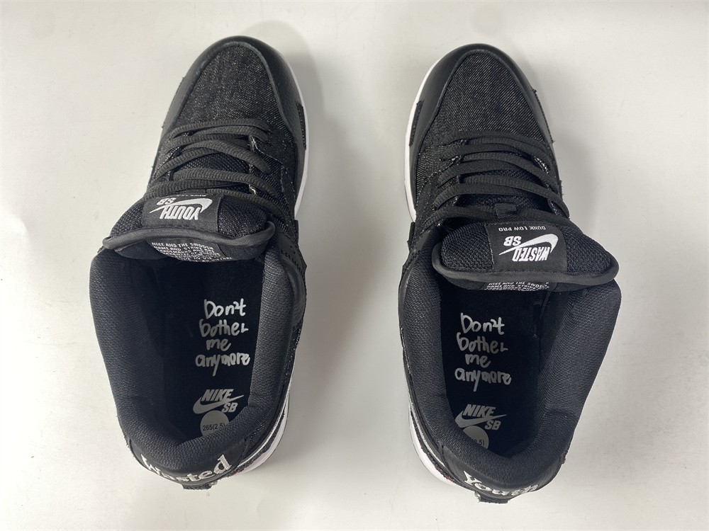 Wasted Youth x Nike Dunk SB Low “Black” DD8386-001