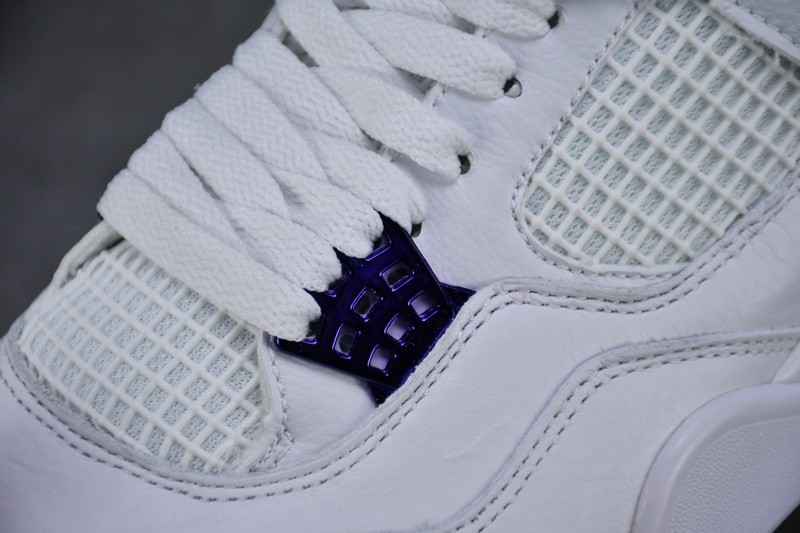 Air Jordan 4 Retro “Pure Money” white purple CT8527-115