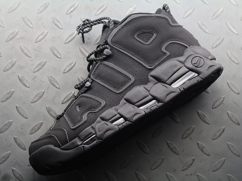 Nike Air More Uptempo Triple Black 414962-004