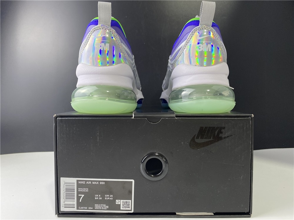 Nike Air Max Zoom 950 White Purple Green cj6700-004