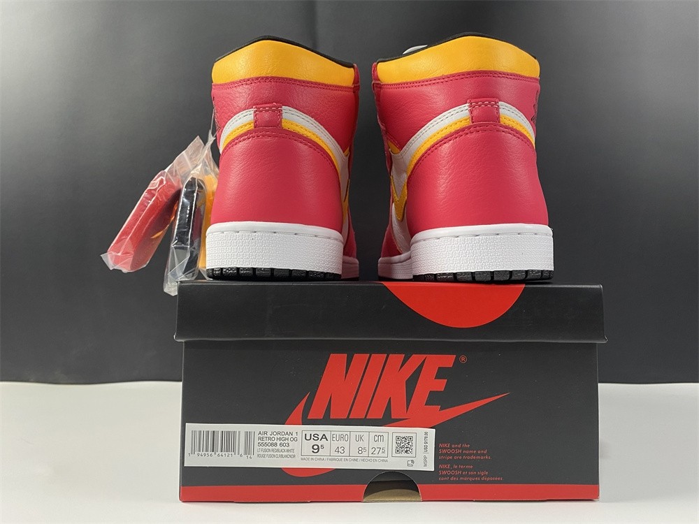 Air Jordan 1 High OG“Light Fusion Red” 555088-603