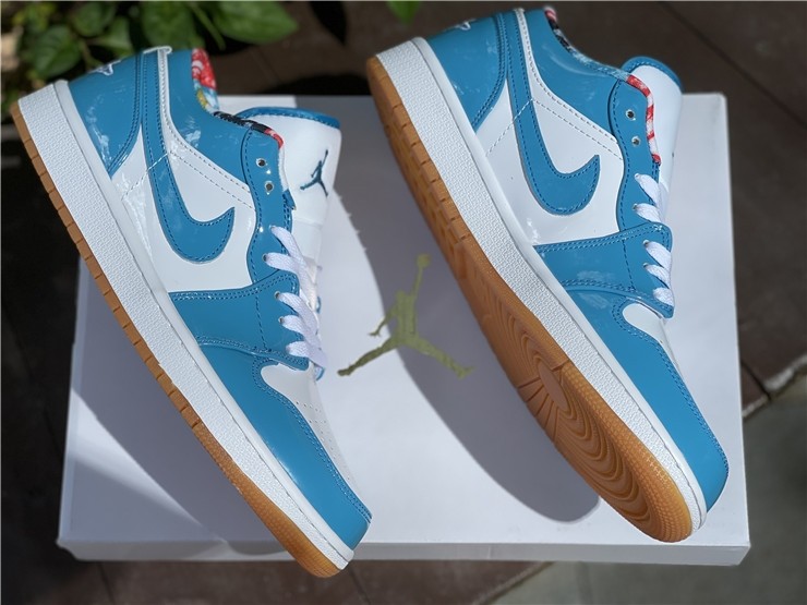 Air Jordan 1 Low Barcelona Print DC6991-400