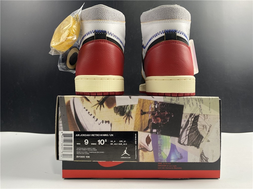 Air Jordan 1 Retro Hi Nrg/un Union X BV1300-106