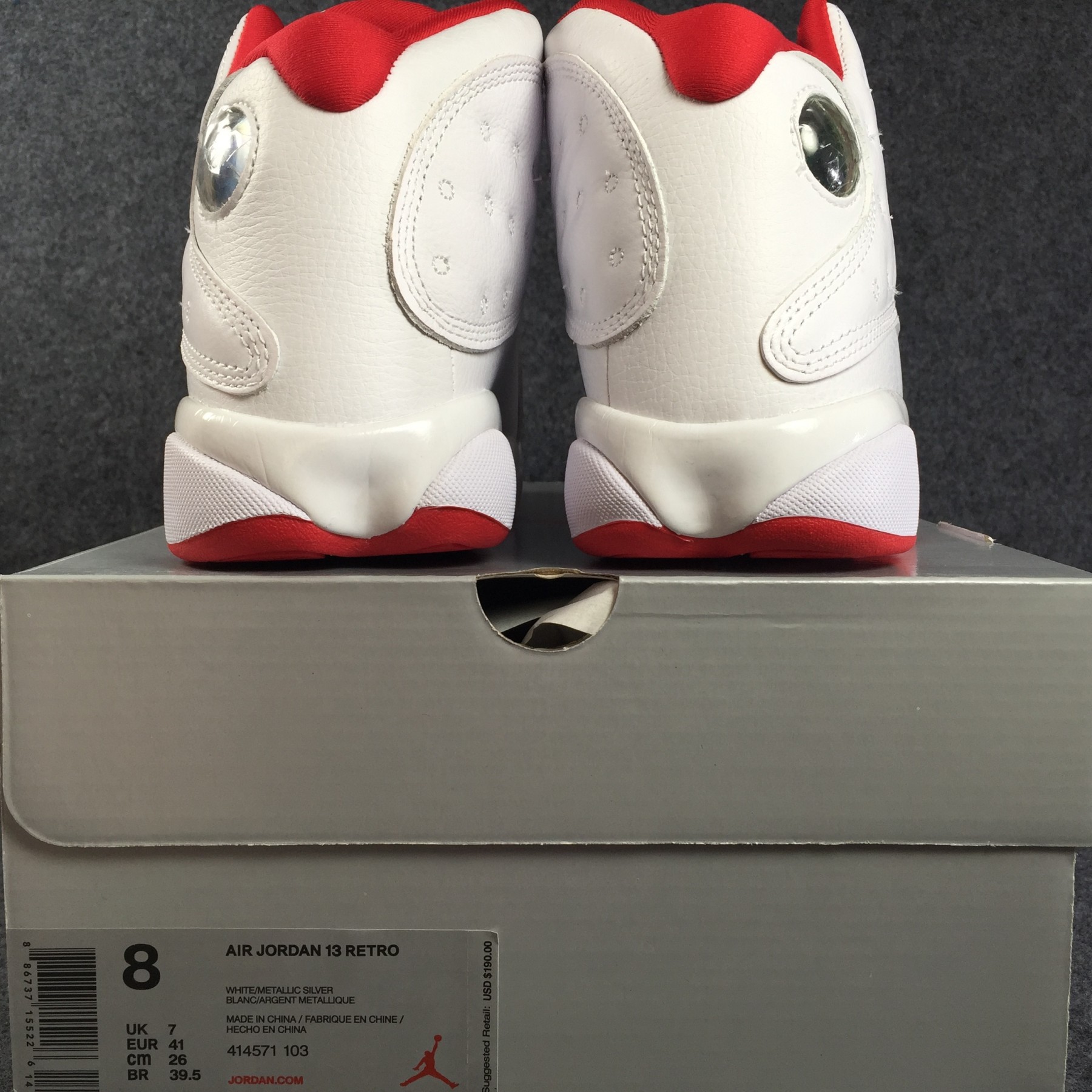 JORDAN 13 RETRO BP "HISTORY OF FLIGHT" white  414571-103