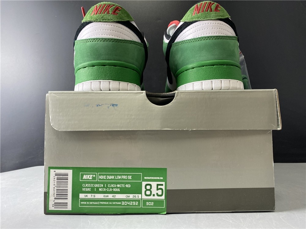 Nike Dunk Low Pro SB  heineken 304292-302
